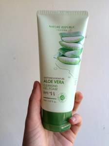 Soothing and Moisture Aloe Vera Cleansing Gel Foam by Nature Republic